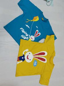 Cute Bunny T-Shirt Set
