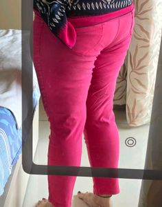 Vibrant Pink Jeans