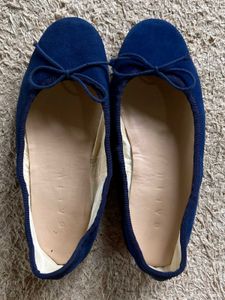 GALIN Deep Royal Blue Ballet Flats