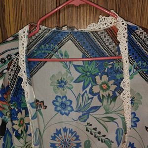 Bohemian Floral Kimono Jacket