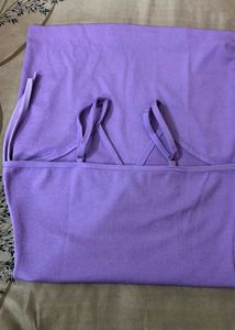 Lavender Mini Bodycon Dress