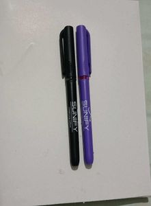 Sunify Pens With Dairy Black & Purple