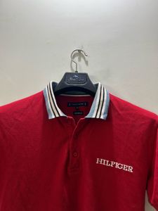 Tommy Hilfiger Red Polo Shirt