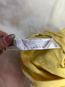 Yellow Mini Skirt with Zipper