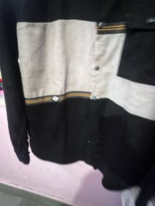 Men's Color Block Corduroy Shirt
