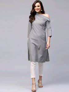 Stylish Indo Western Aks Kurta Offshoulder