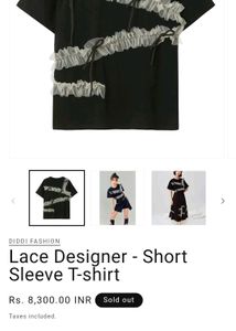Lace Designer - Short Sleeve T-shirt