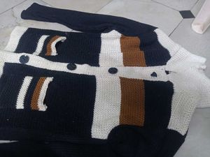 Cozy Striped Knit Cardigan