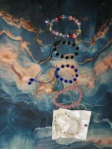 Set of 5 Beaded Bracelets