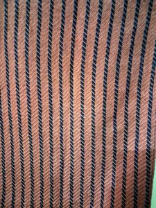 Striped scarf with Tassels