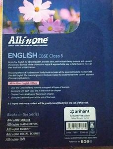 Arihant All in One English CBSE Class 8 Book
