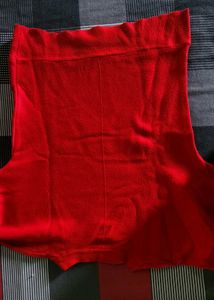 Cozy Red Knit woolen top