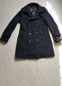 Stylish Black Trench Coat