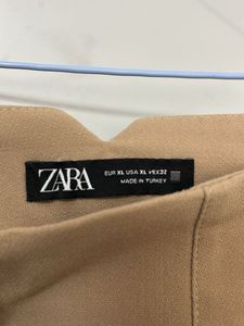 Chic Tan Front Pleated Pants