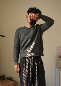Ralph Lauren Grey Knit Sweater