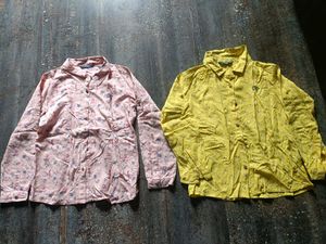 Pack of 2 girls Printed Tops