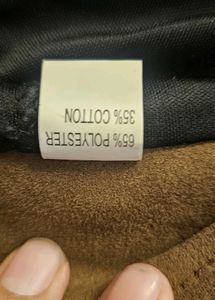 Brown A-Line Mini Skirt
