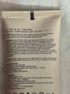 Caffeine Sun Fix Coffee Sunscreen SPF 50