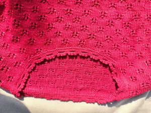 Red Knit Cardigan