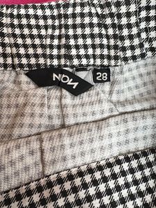 Chic Gingham Pleated Skirt Shorts