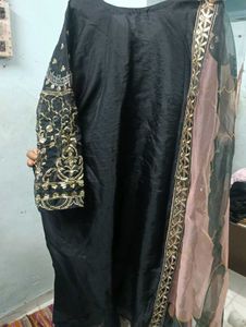 Elegant Black Kurta Set with Dupatta