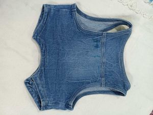 Kids Denim Vest