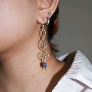 Rhea Dangle Earrings - Handmade