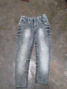 Stylish Grey Wash Jeans