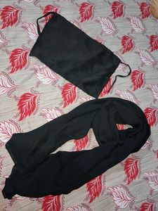 hijab dupatta with nose piece