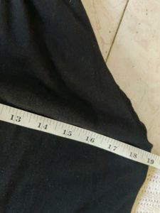 Elegant Black Maxi Dress with Geometric Neckline