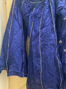Royal Blue Ethnic Kurta with duppta Set