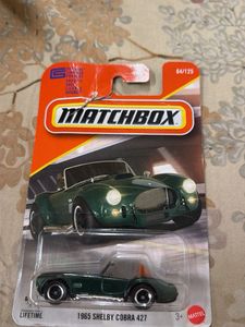 Matchbox Shleby Cobra Green Card little damage
