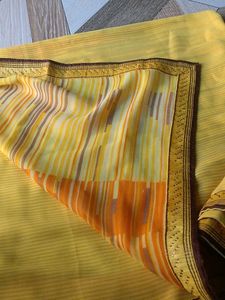yellow 💛💛 beautiful saree
