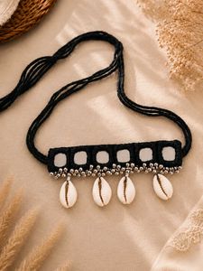 Navratri mirror necklace, choker