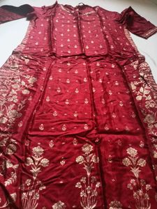 Aurelia Maroon Kurta( New Unit)