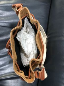 Suede Bucket Bag