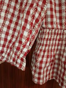 vintage red gingham tol