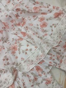 8-10 year Girls Floral Print Sharara Suit
