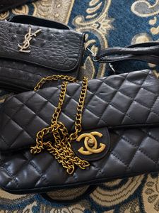 Designer Black Handbag