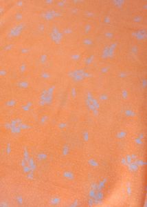 3 piece Orange unstitched suit