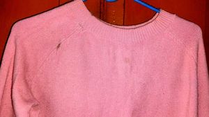 Cute Pink "LOVE" Bunny Sweater