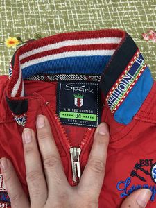 Red Baseball Style Vest