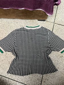 crop tshirt with distressed detailing
