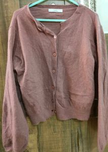 Cozy Mauve Knit Sweater
