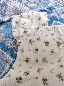 Cute Floral Puff Sleeve Dress