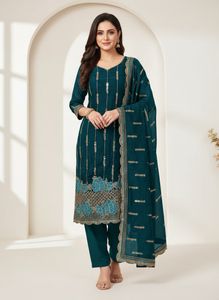 unstitched salwar suit with dupatta