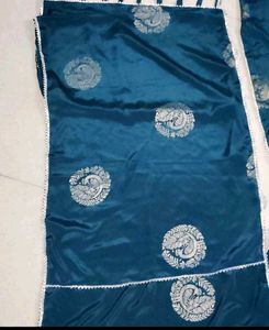 Teal Kurta Set with Dupatta,and hijabcaptriangale