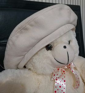 Classic White Beret Hat