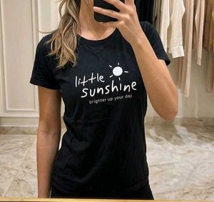 Black "Little Sunshine" T-Shirt