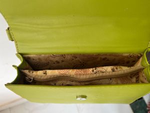Ted Baker Green Handbag with Leopard Scarf